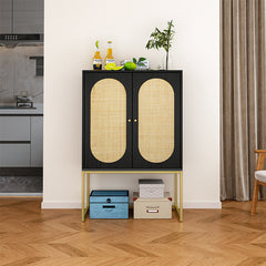 Black#way2furn-black-natural-rattan-2-door-high-cabinet-diningroom-1