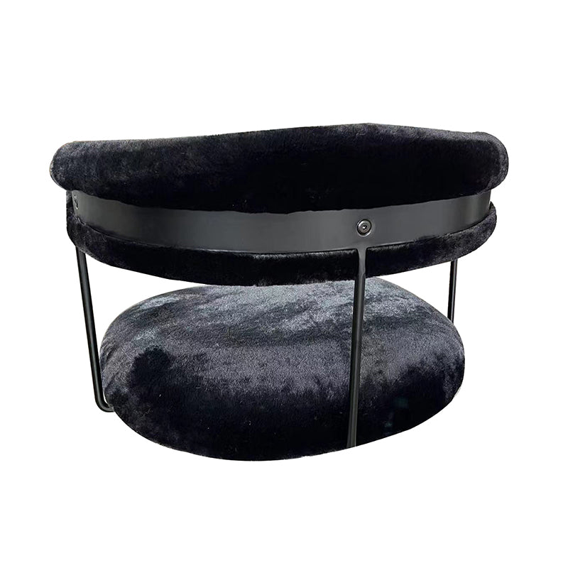 Black#way2furn-faux-fur-iron-frame-swivel-bar-stool-226-bar-area-12