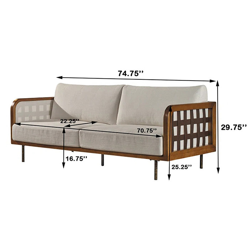 Beige#way2furn-linen-squared-arm-sofa-3-seater-sofa-couch-5625-accent-living