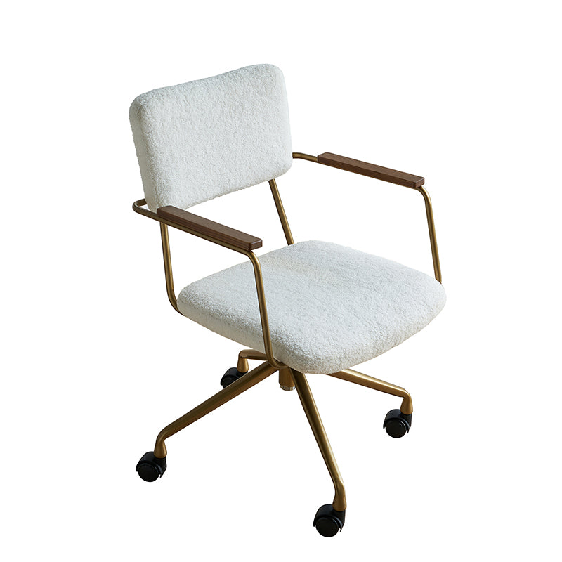 White#way2furn-industrial-modern-swivel-chair-fabric-leather-7793-home-office-area-11