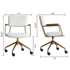 White#way2furn-industrial-modern-swivel-chair-fabric-leather-7793-home-office-area