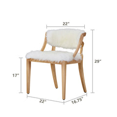 White#way2furn-wool-upholstery-solid-wood-frame-chair-5626-accent-living