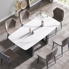 way2furn-modern-artificial-white-curved-dining-table-diningroom